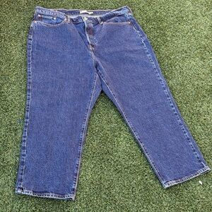 Levi's Women's Jeans WEDGIE STRAIGHT size 18W Color Blue